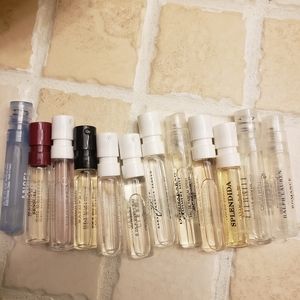Lot of 12 fragrance samples, used!